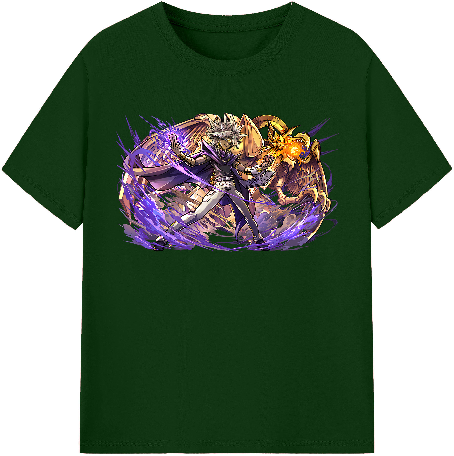 （画像用） 遊☆戯☆王 Yu-Gi-Oh! 綿100％半袖Tシャツ（フロントプリント）